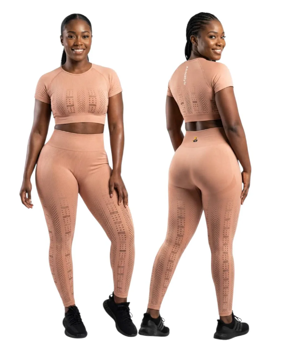 Bogolan 2 Activewear Set by AfricStyle Fashion