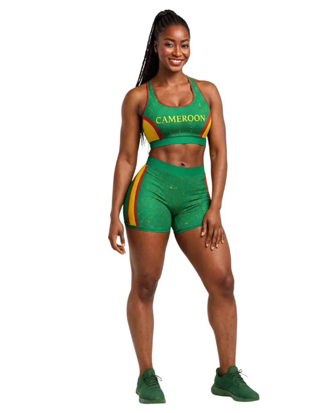 Cameroon Theme Activewear Set by AfricStyle Fashion