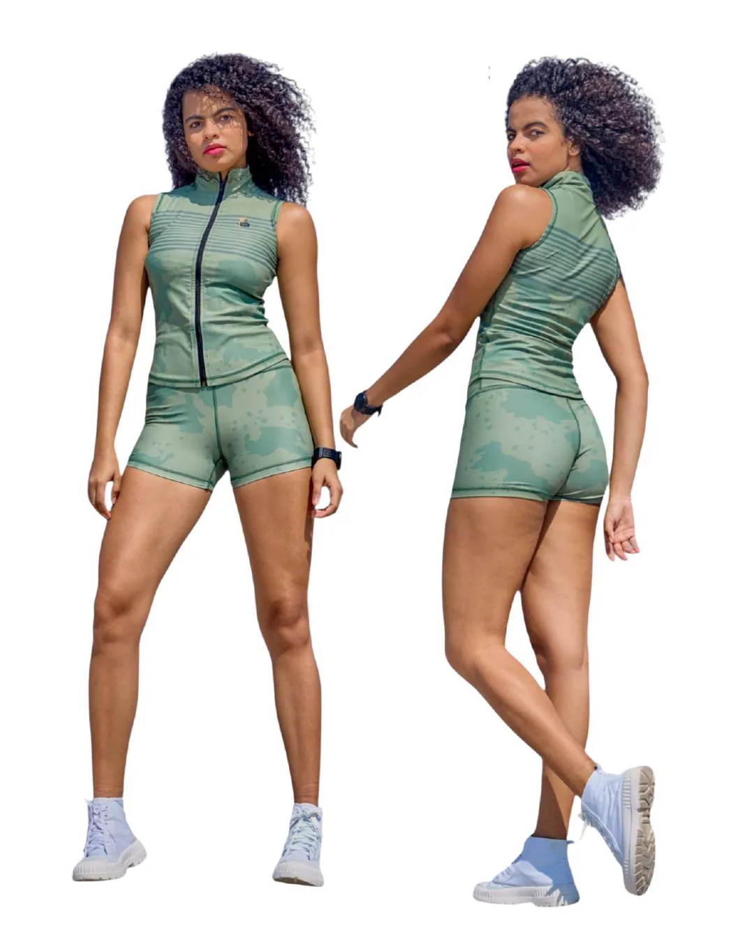 Camo 2 Activewear Set by AfricStyle Fashion