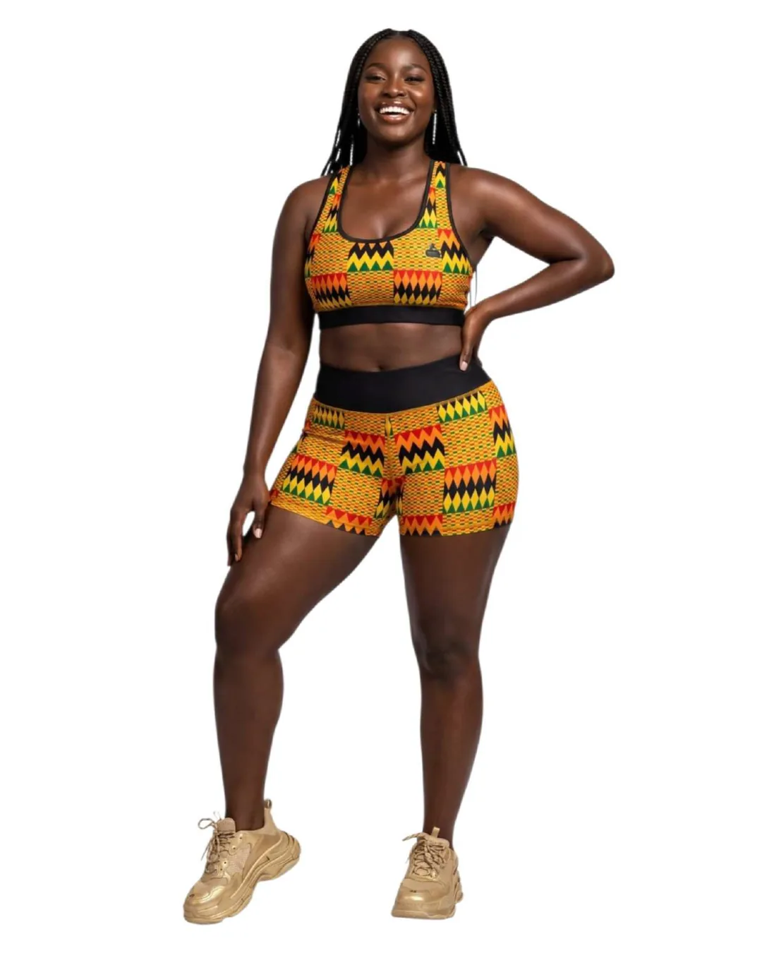 Kente 2 Activewear Set by AfricStyle Fashion