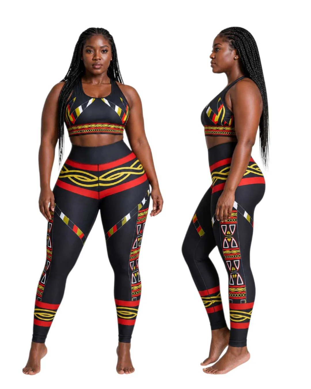 Toghu 2 Activewear Set by AfricStyle Fashion